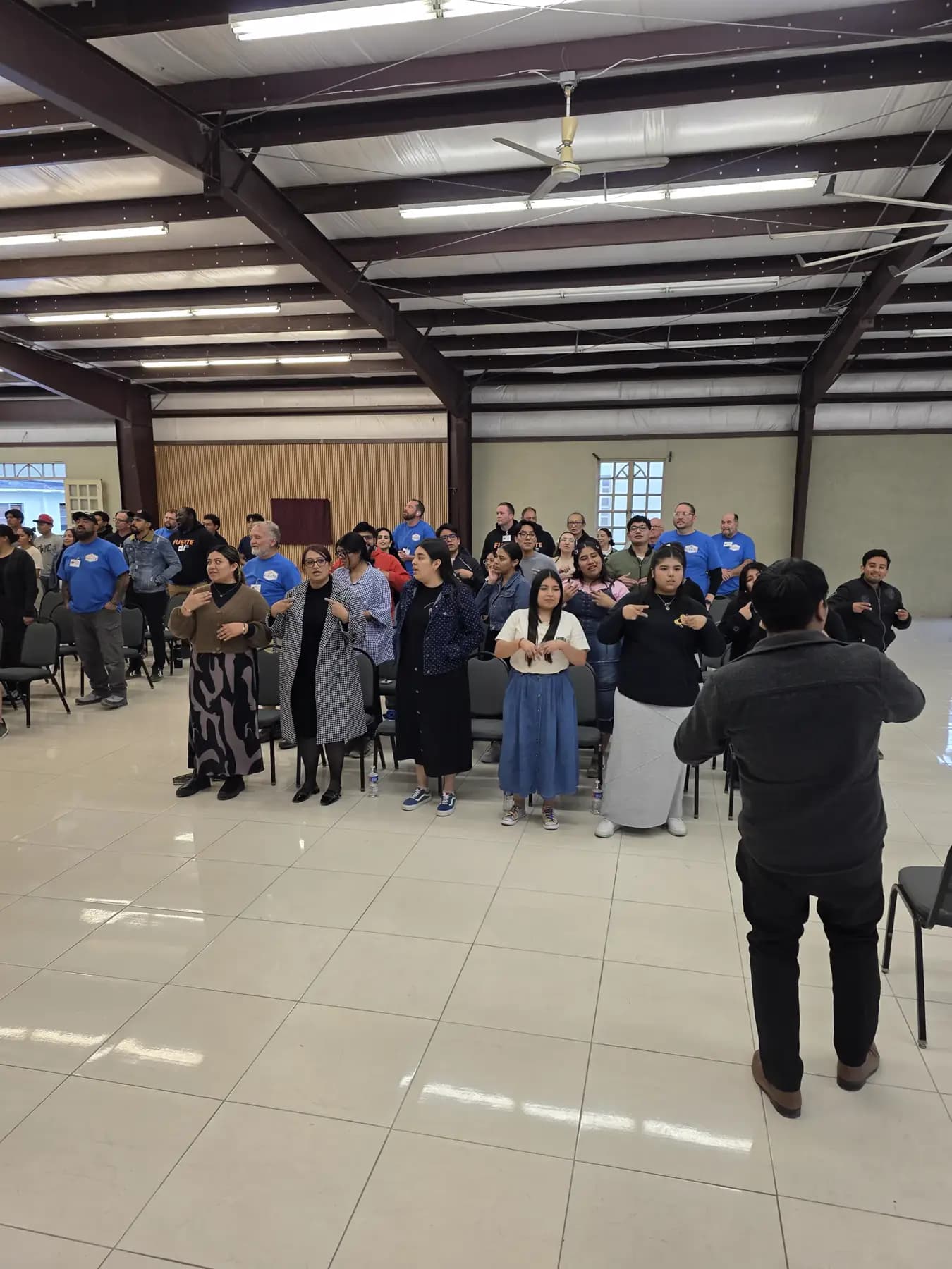 FUERTE team and students gathered at Instituto Bíblico Magdiel